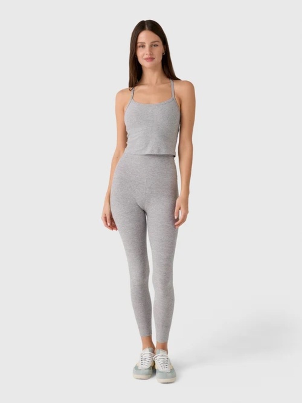 Beyond Yoga Grey set (both size small)